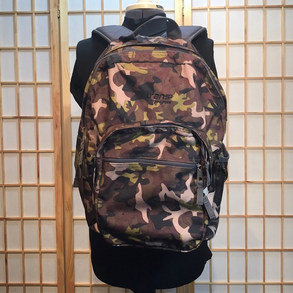 jansport camo backpack